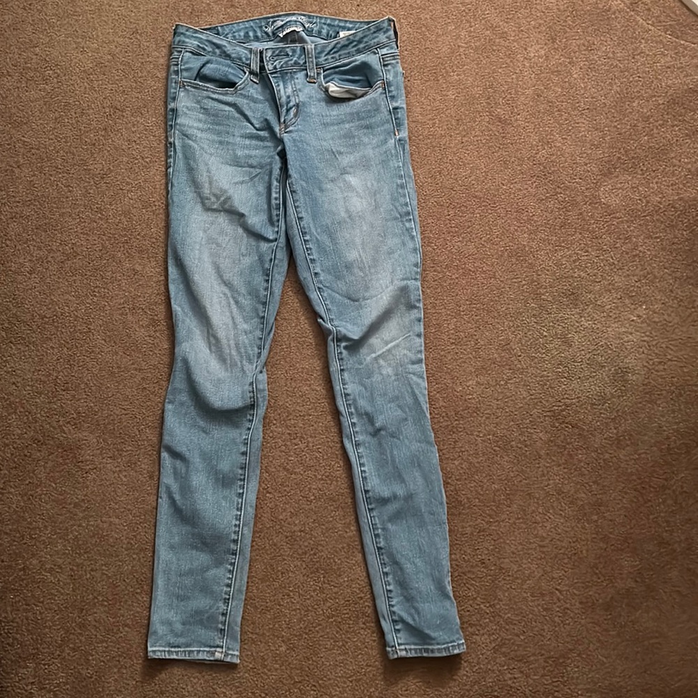 Light blue jeggings